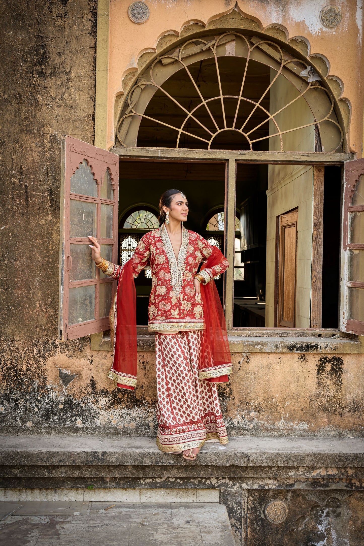 Floral Chintz Sharara
