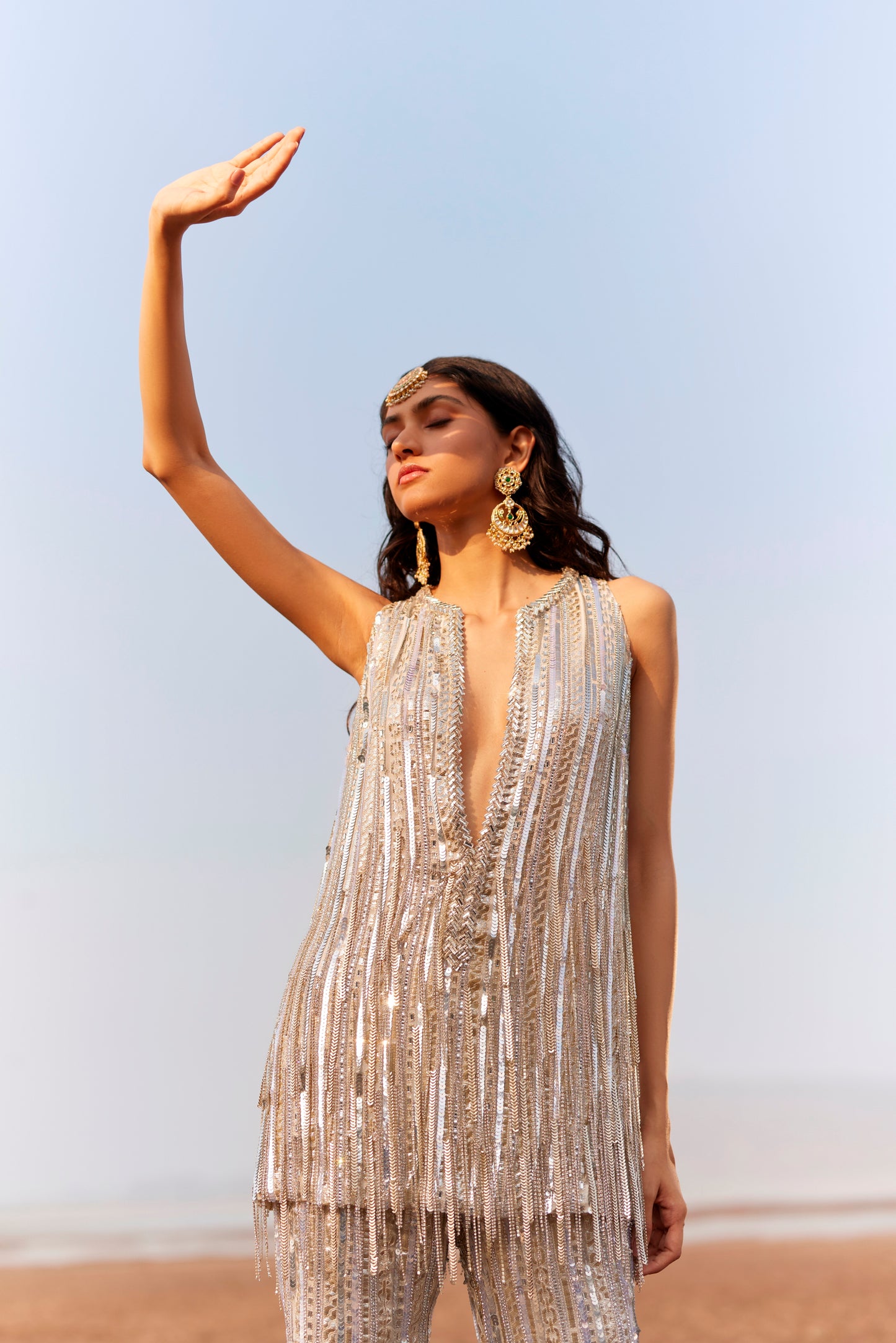 Silver Chains Incut Set