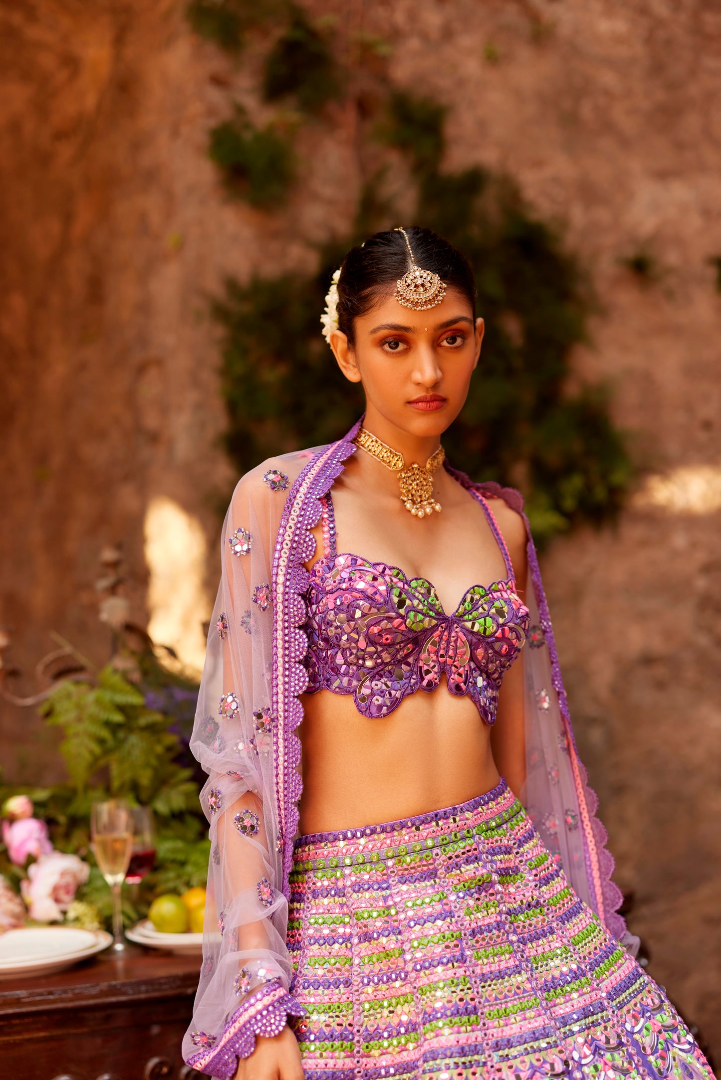 Lilac Mandala Lehenga
