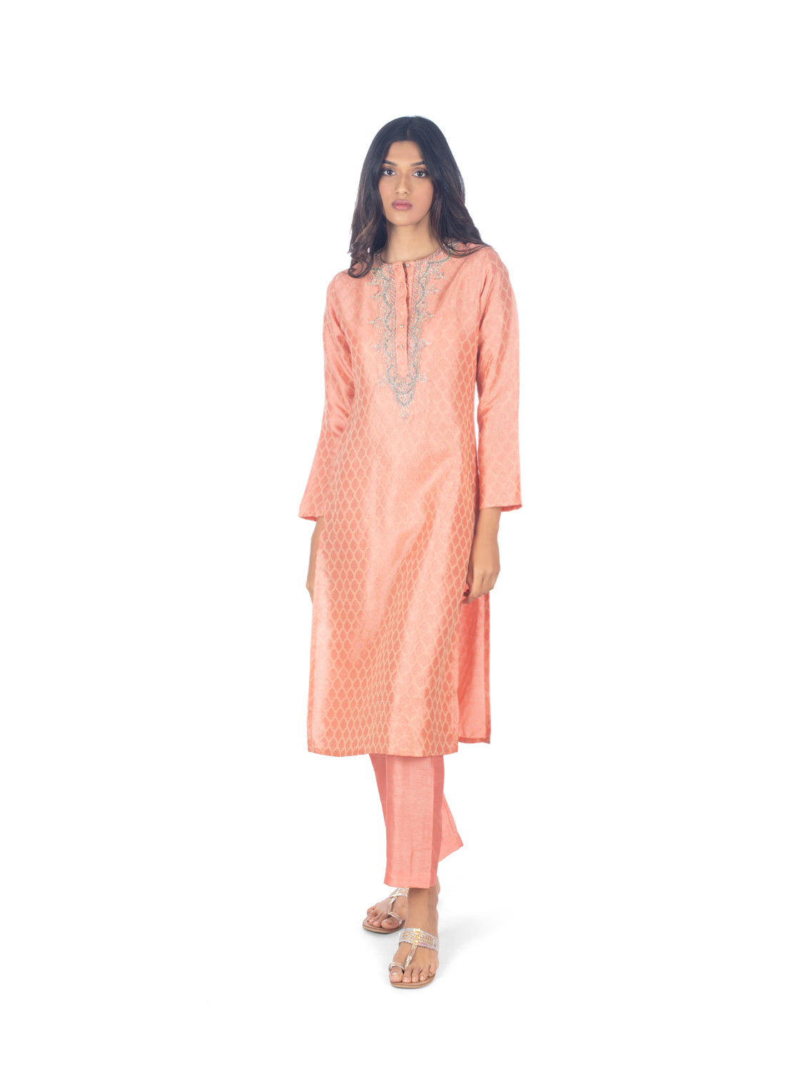 Coral Jacquard Set