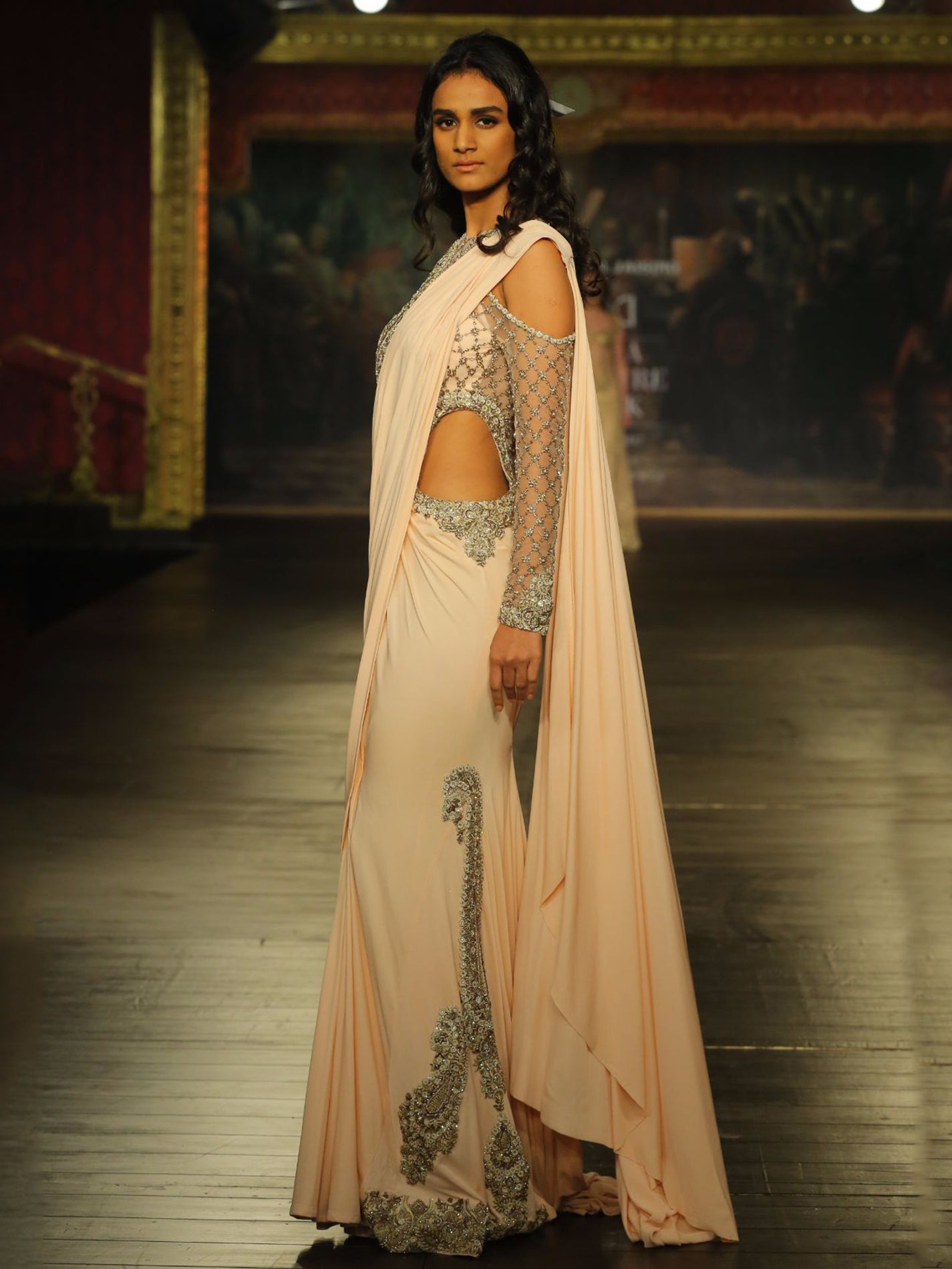 Eugenie Concept Saree Lehenga