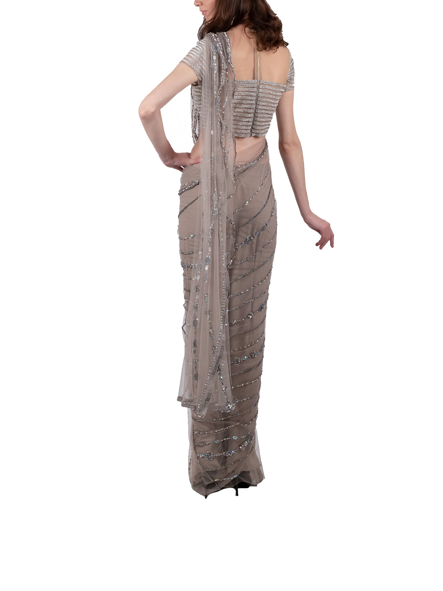 Fluorite Saree