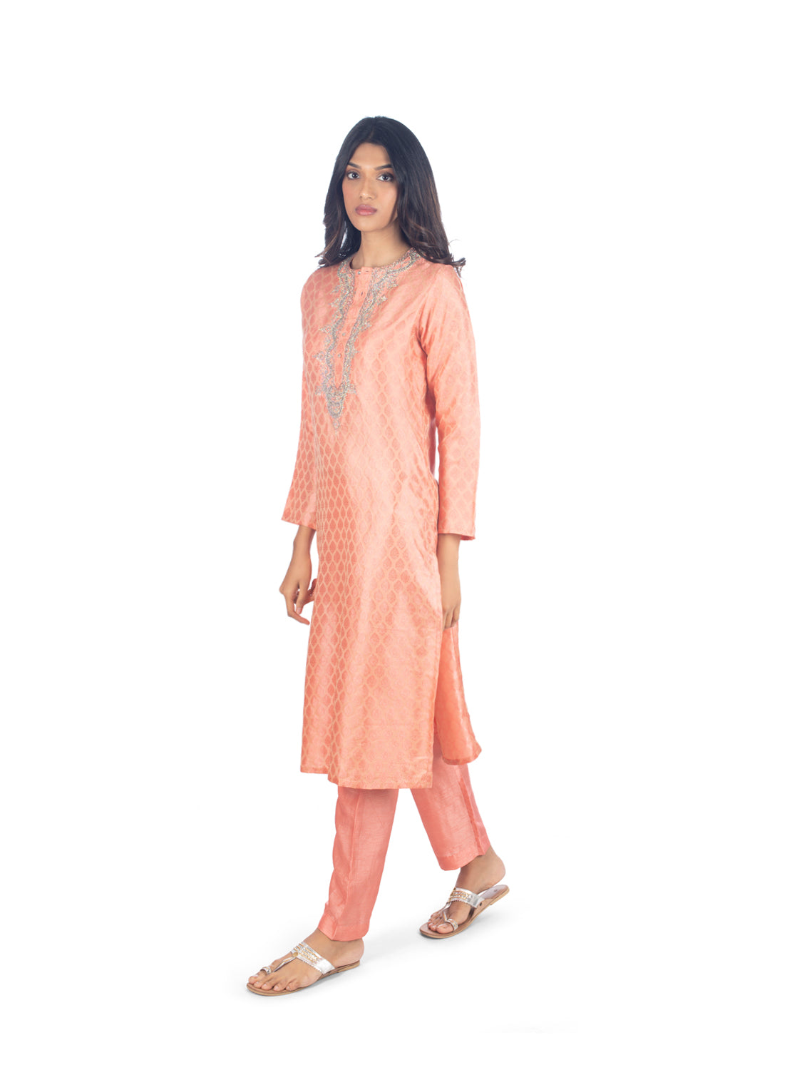 Coral Jacquard Set