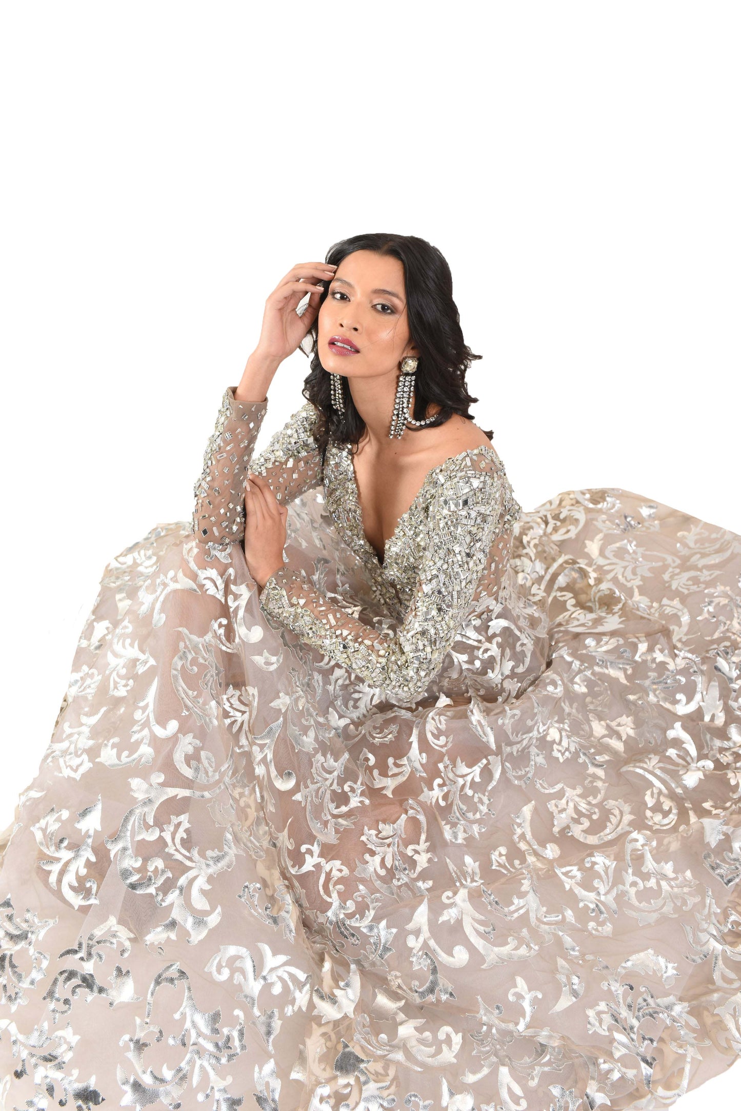 Damastes Gown