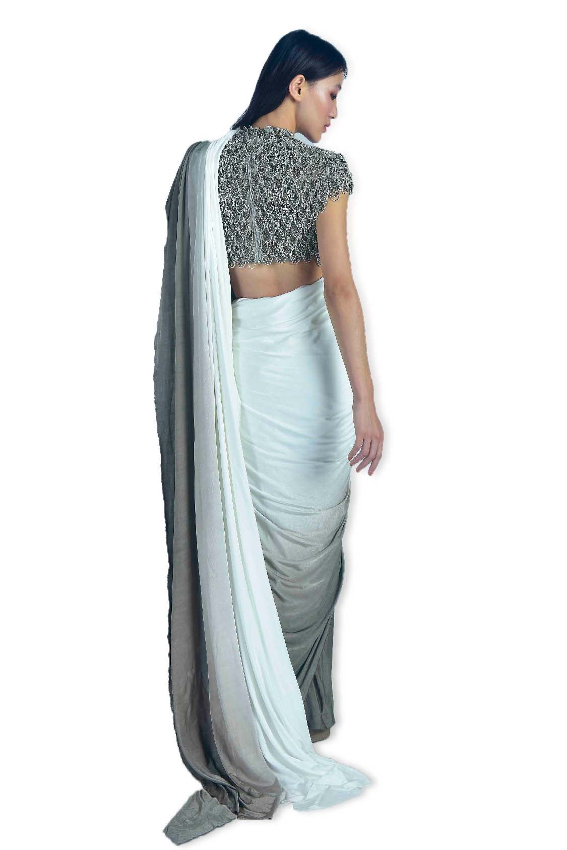 Scallopino Saree