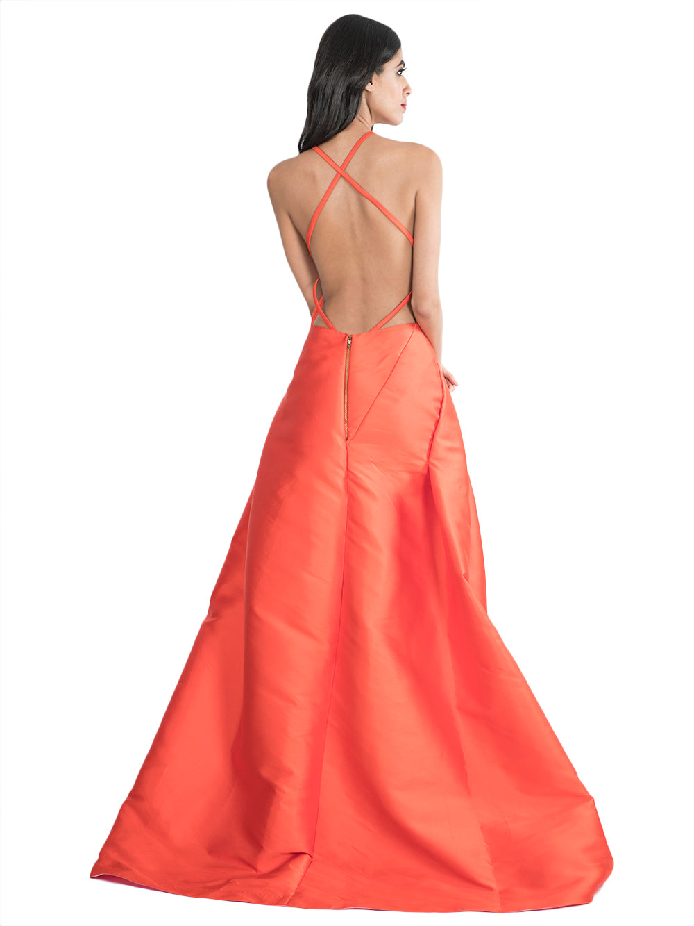 Rosso Gown