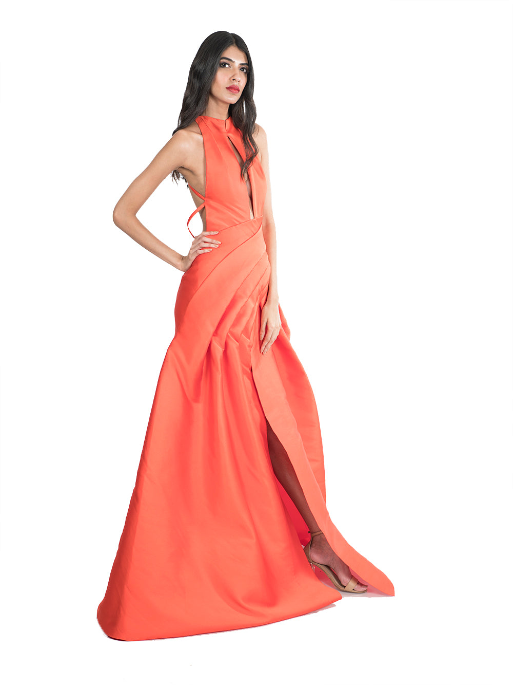 Rosso Gown