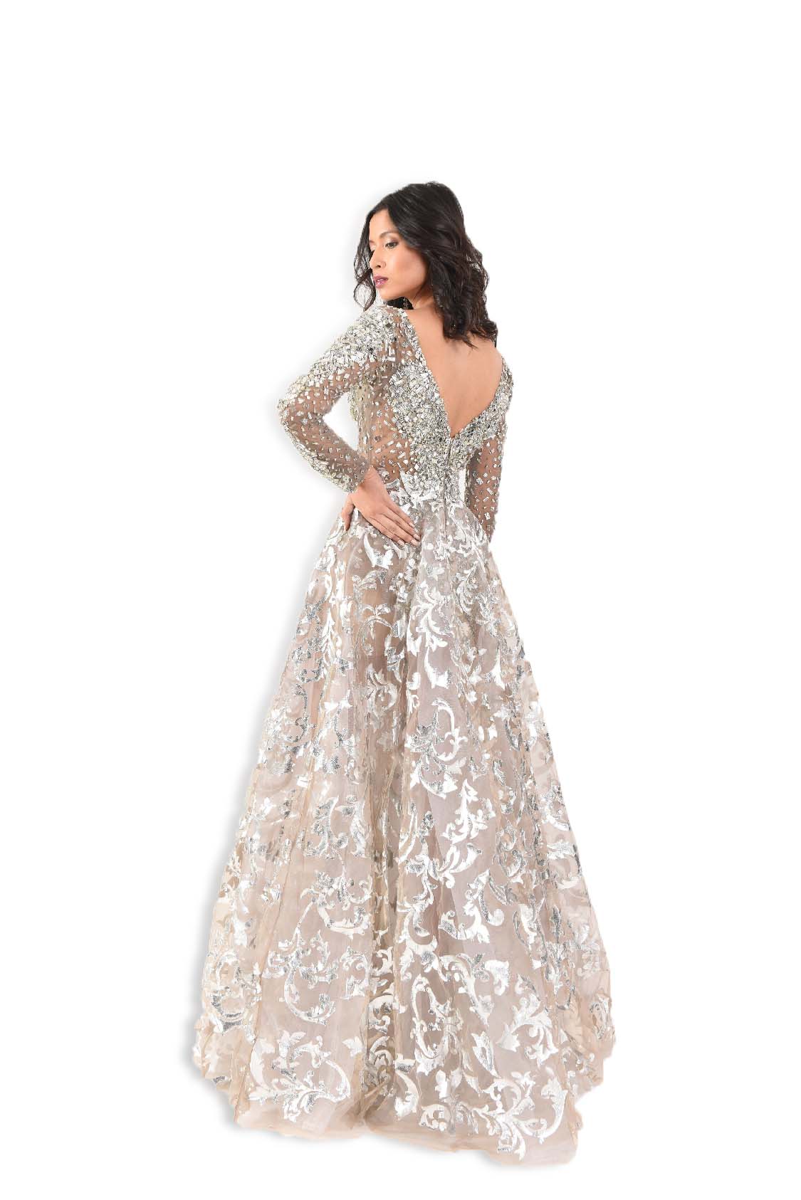 Damastes Gown