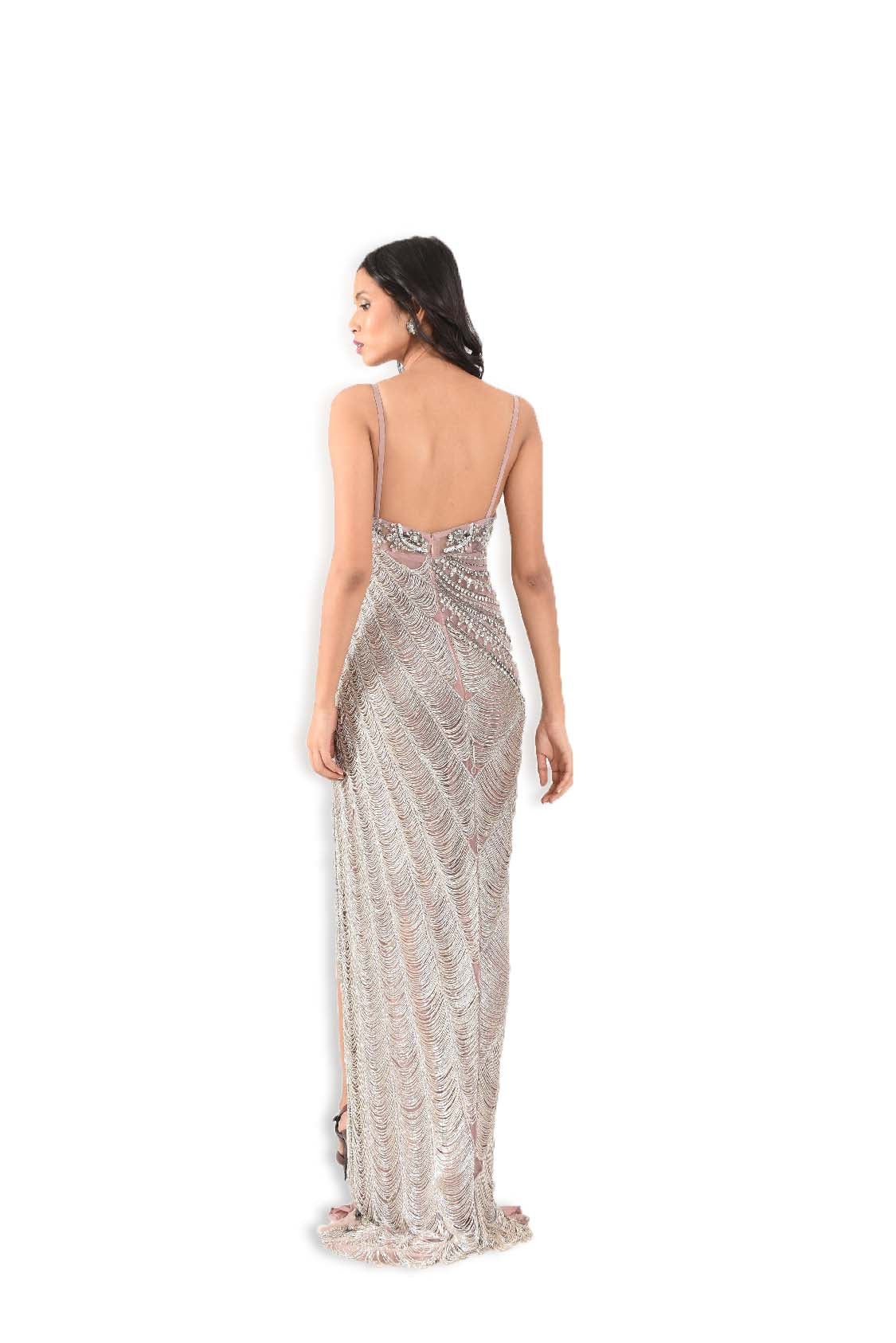 Jewelled Scallipo Gown