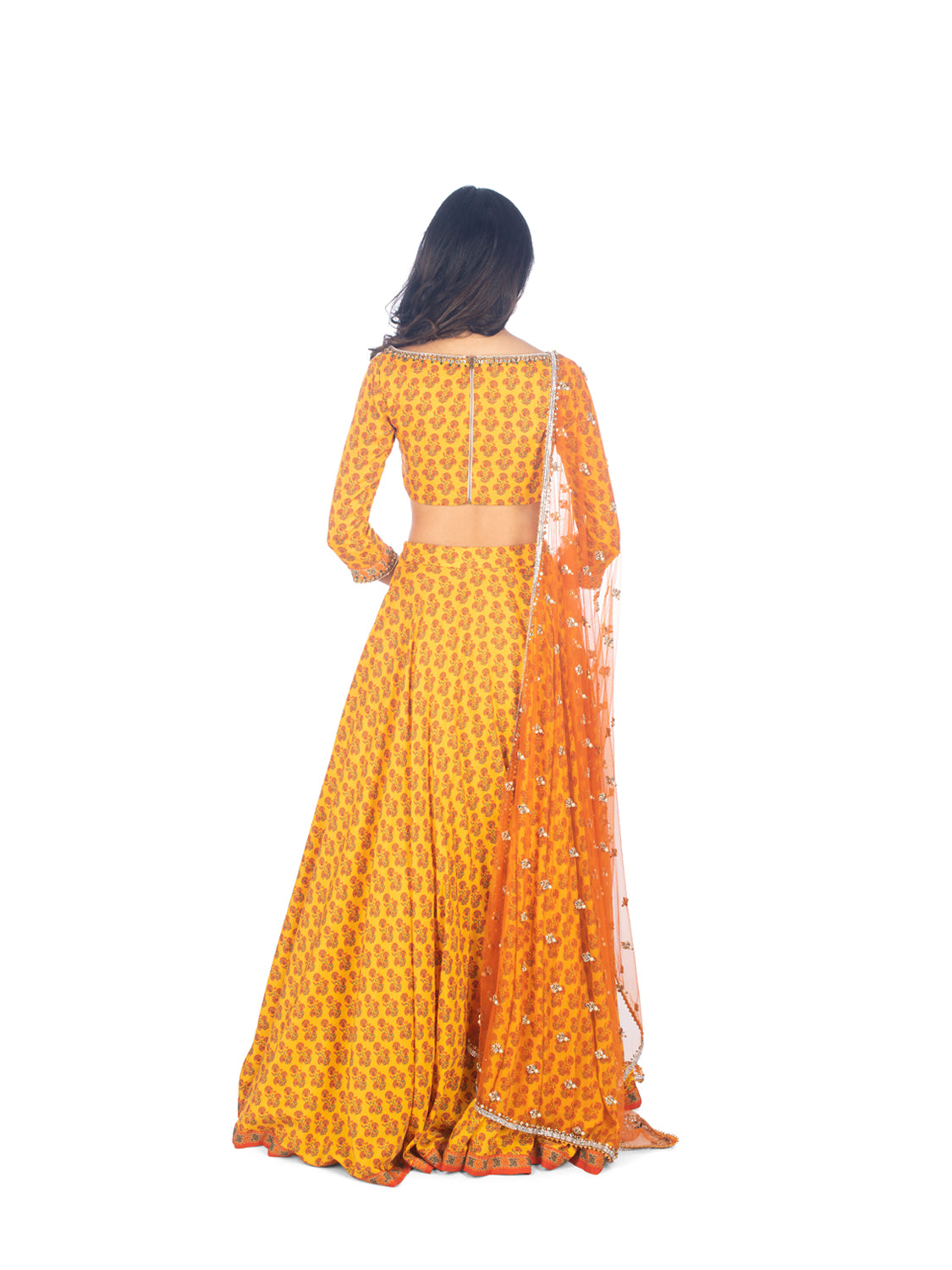 Saffron Lehenga