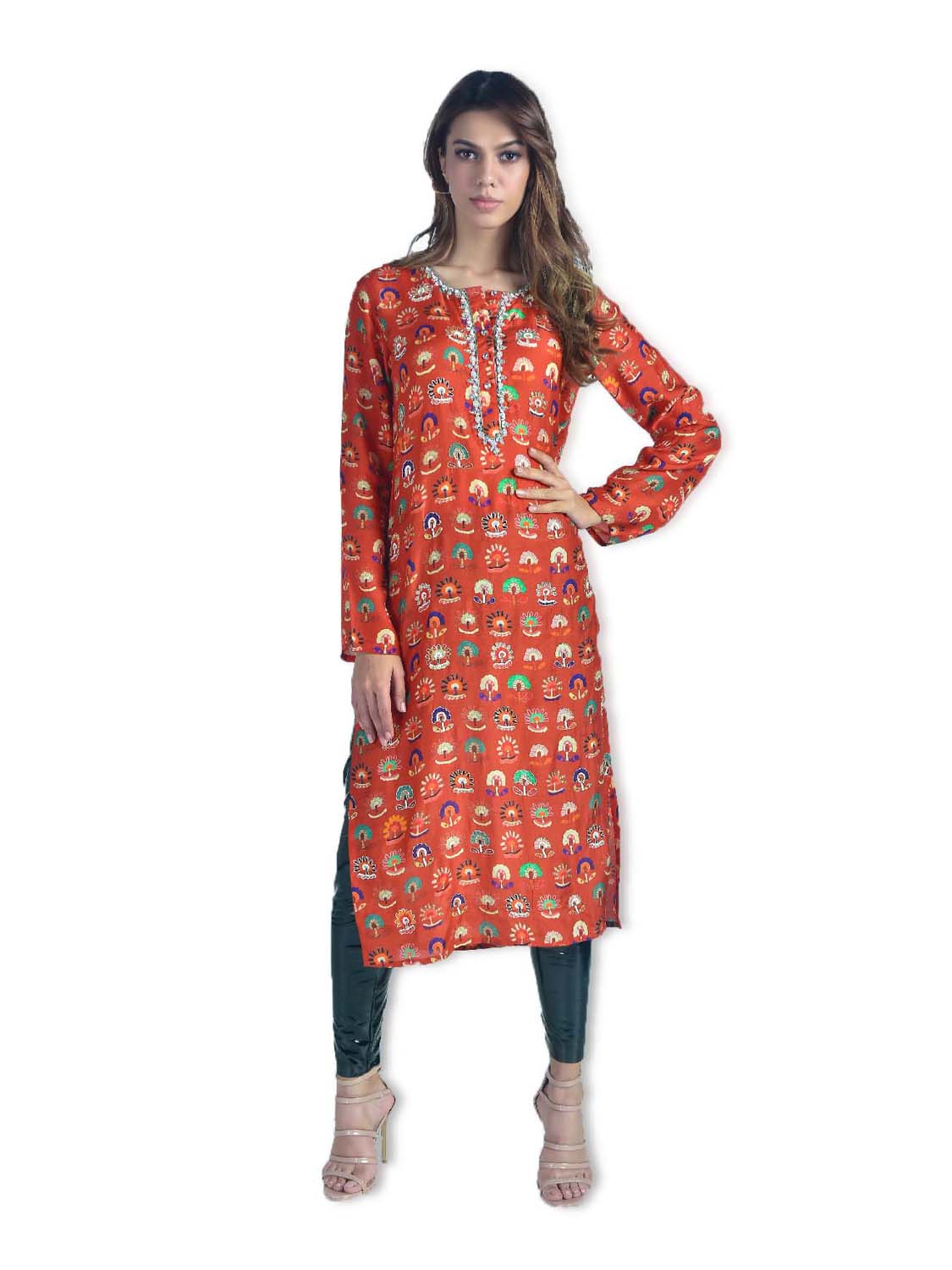 Phulkari Kurta