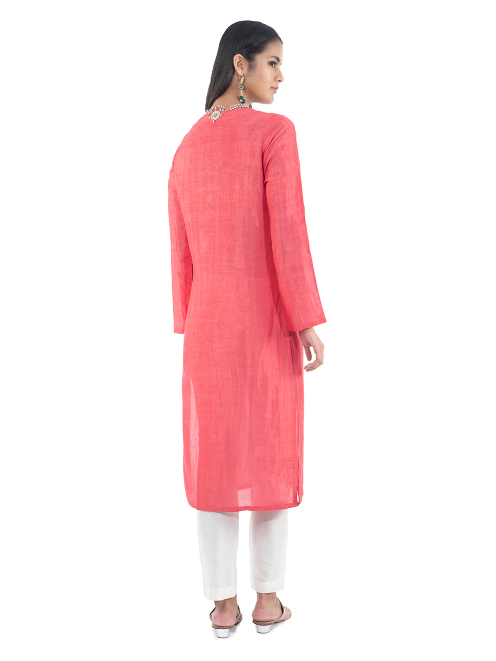 Zardosi Neckline Kurta