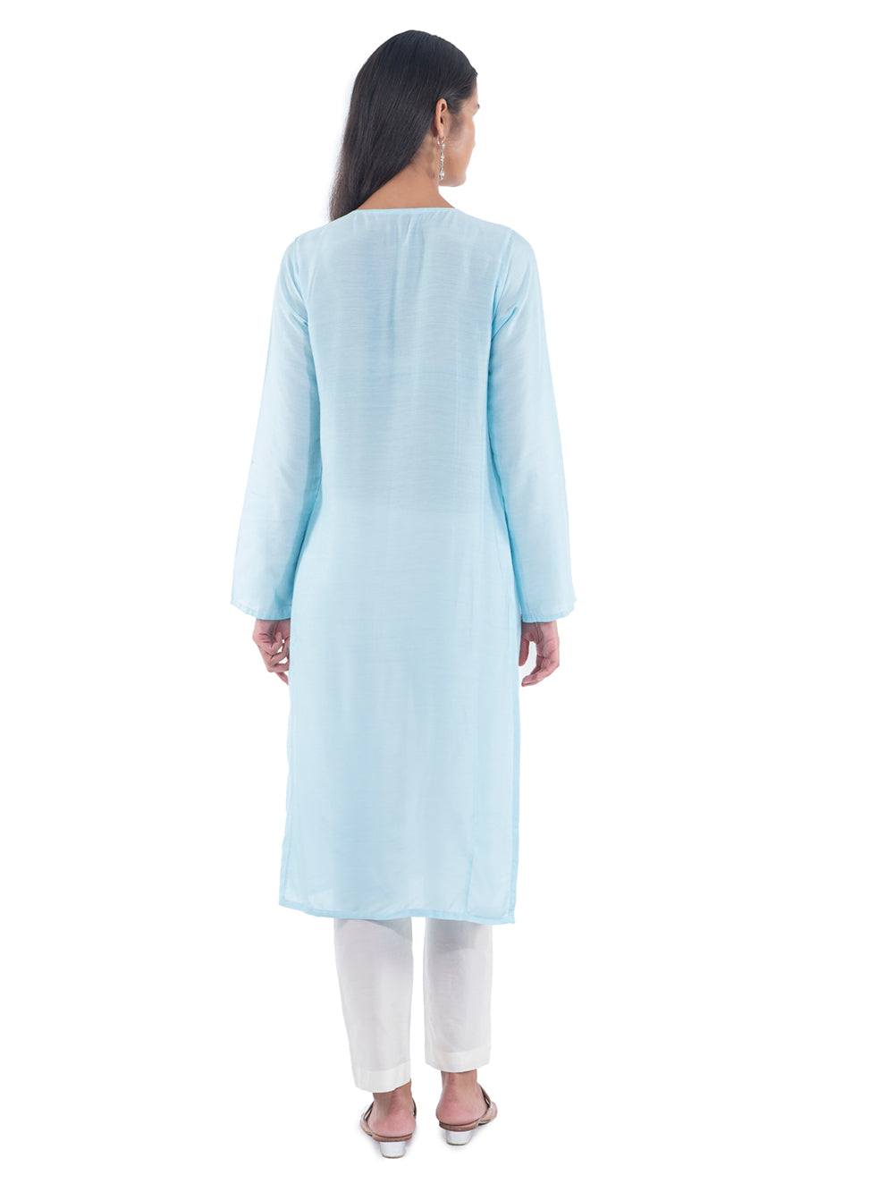 Crystal Blue Kurta