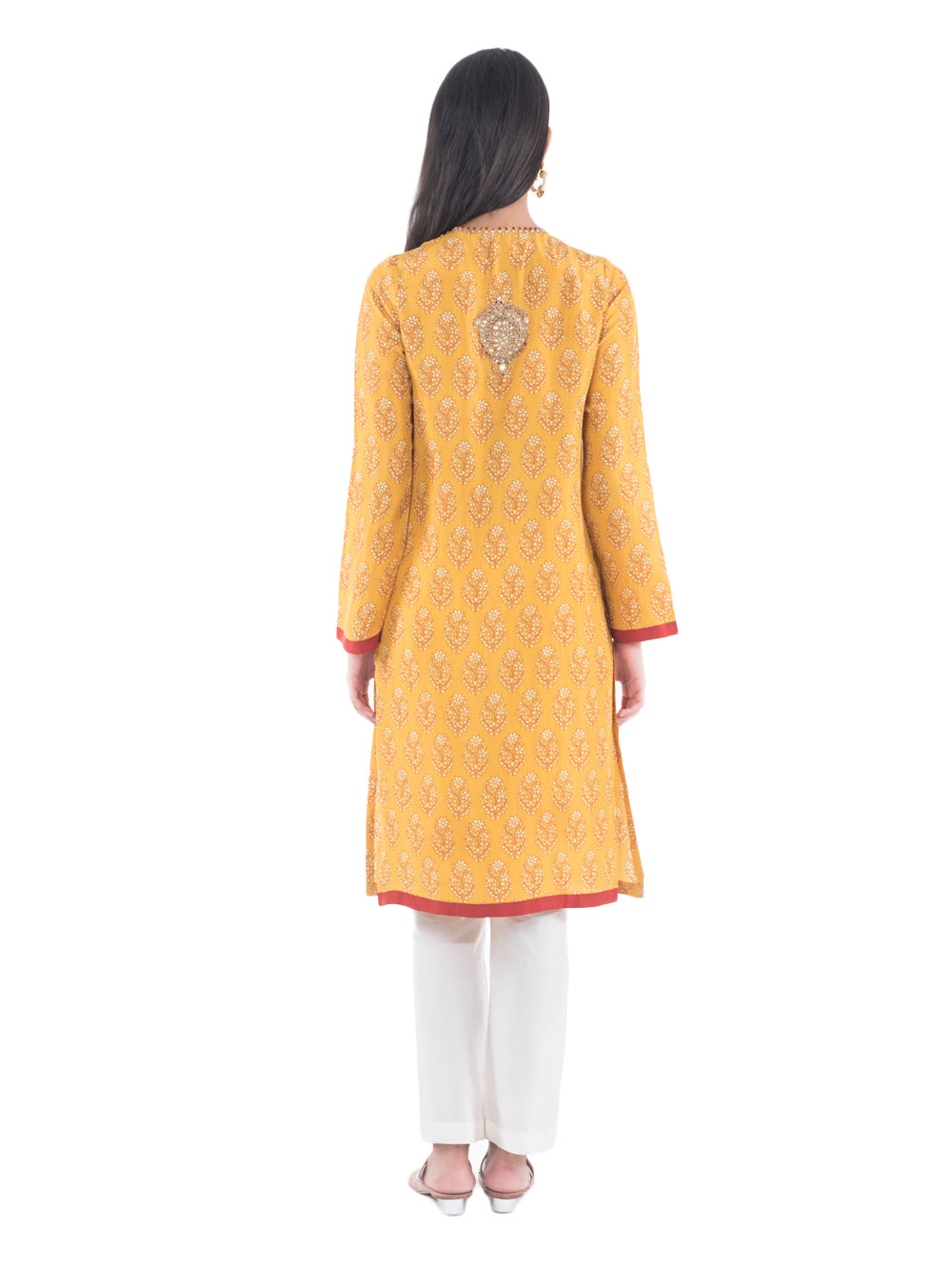 Mustard Floret Kurta