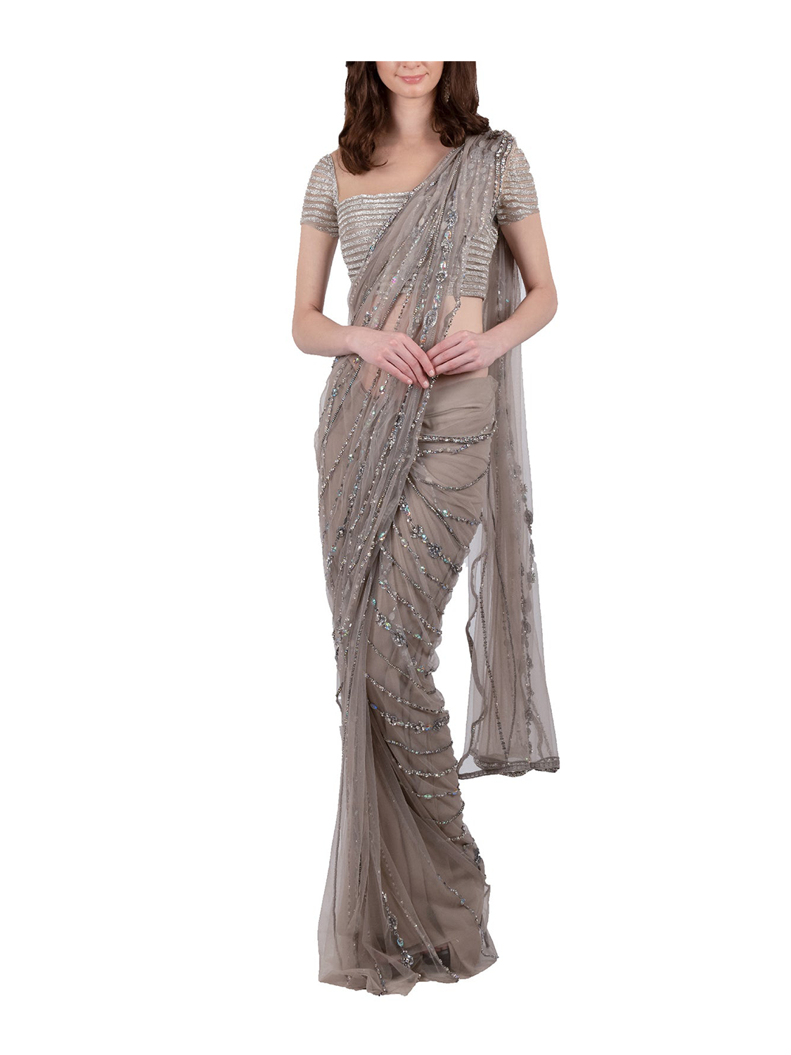 Fluorite Saree