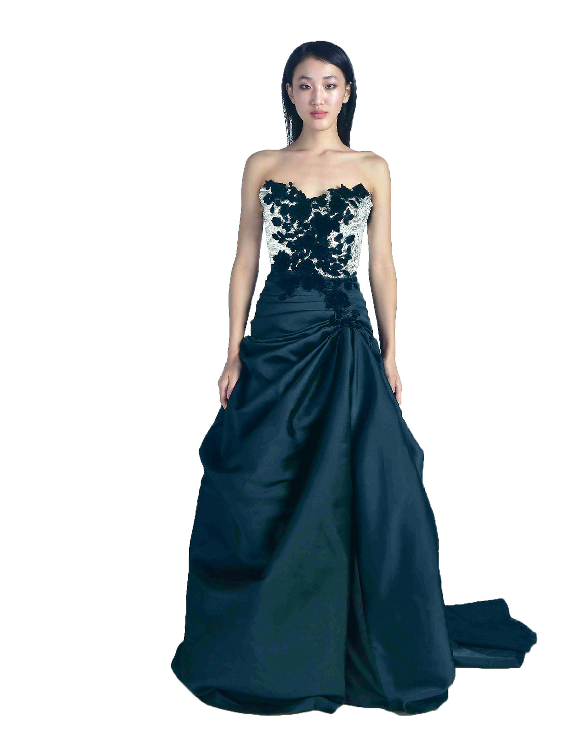 Velvet Rose Gown