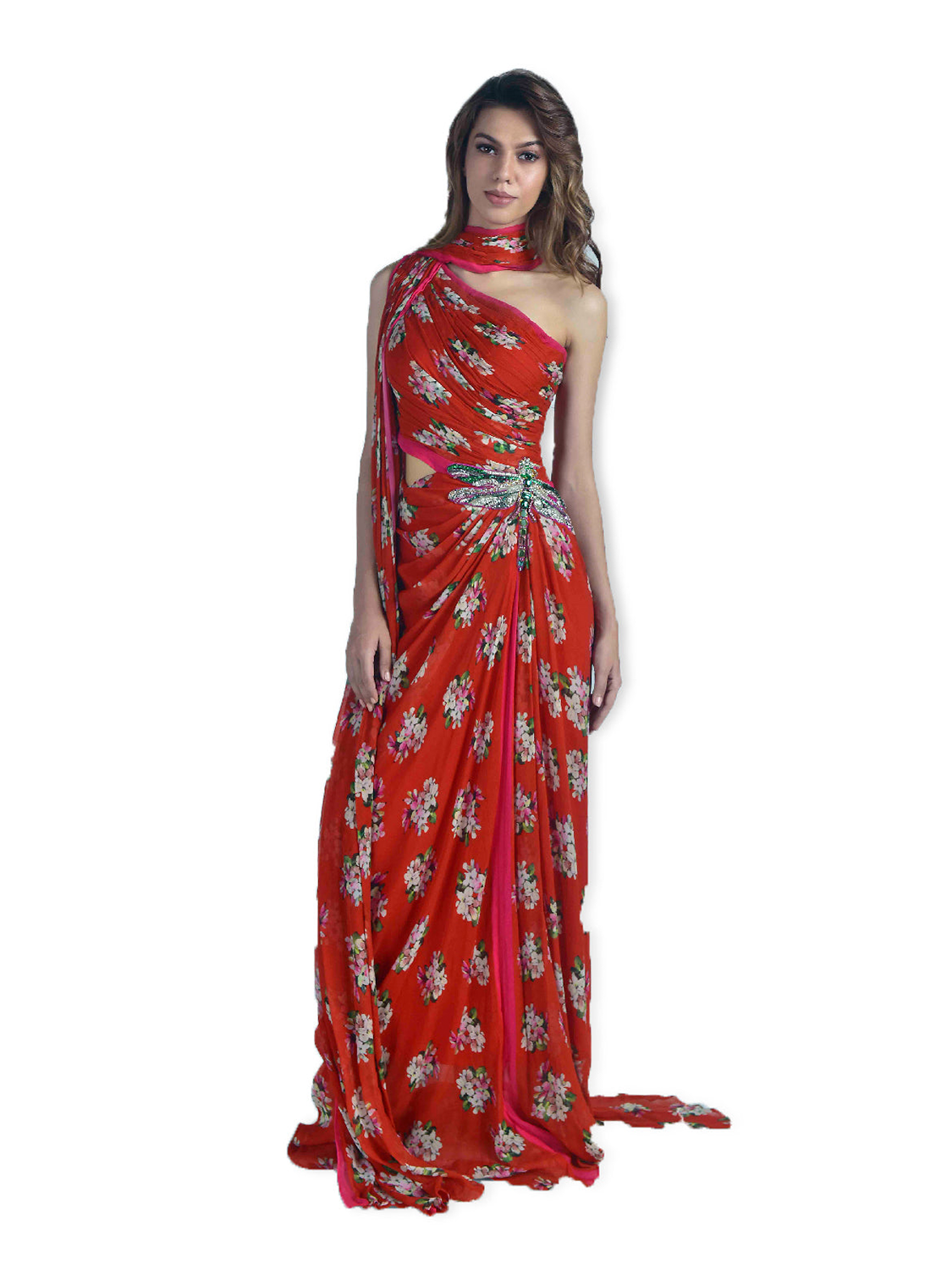 Flores De Jardin Saree