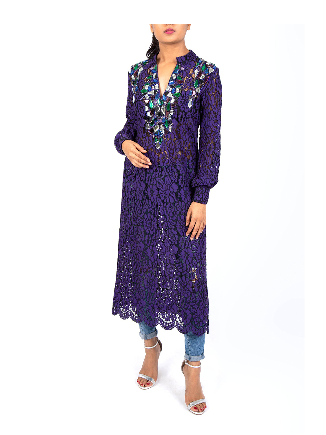 Violet Kurta