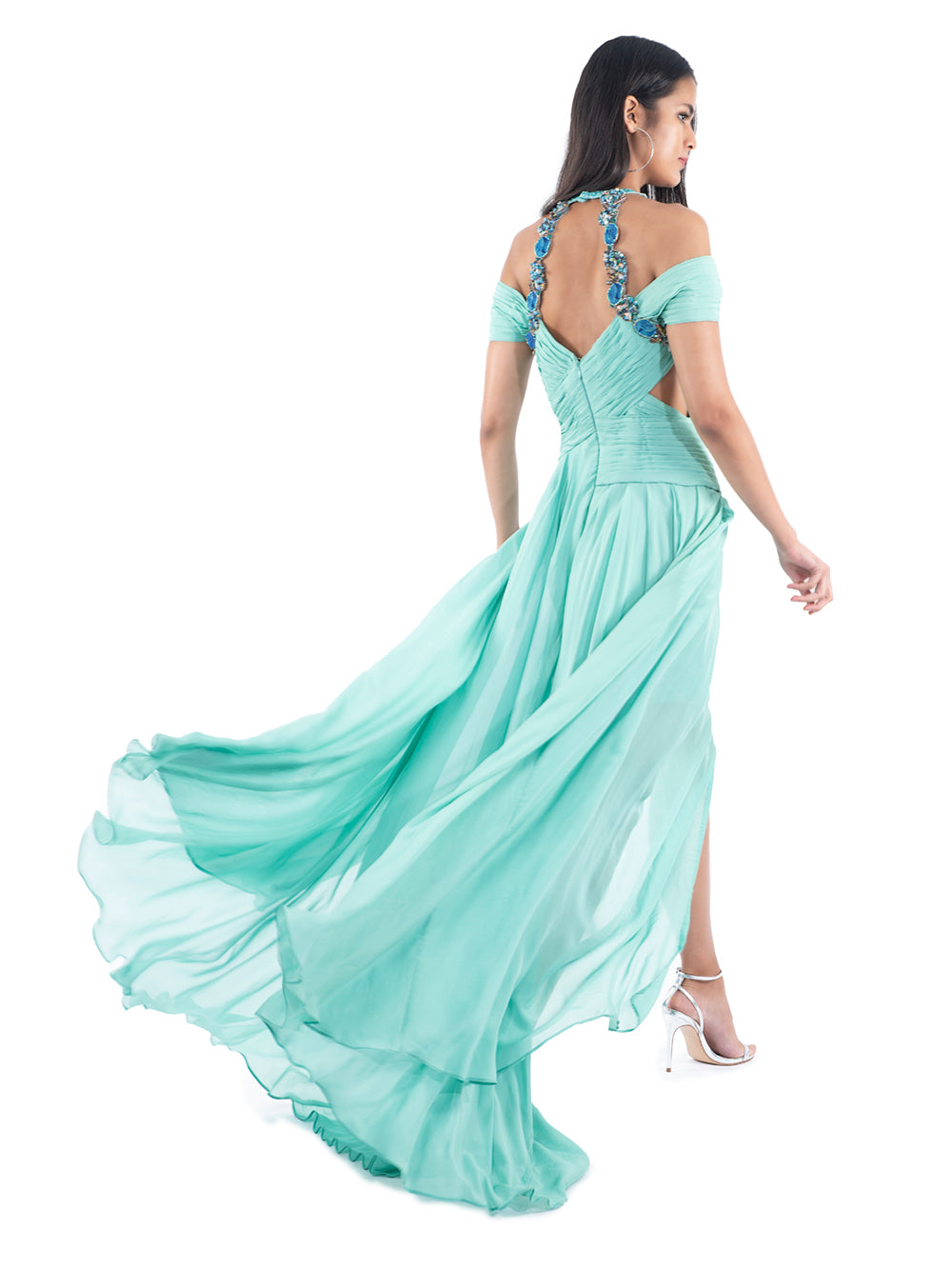 Crypton Flowy Gown