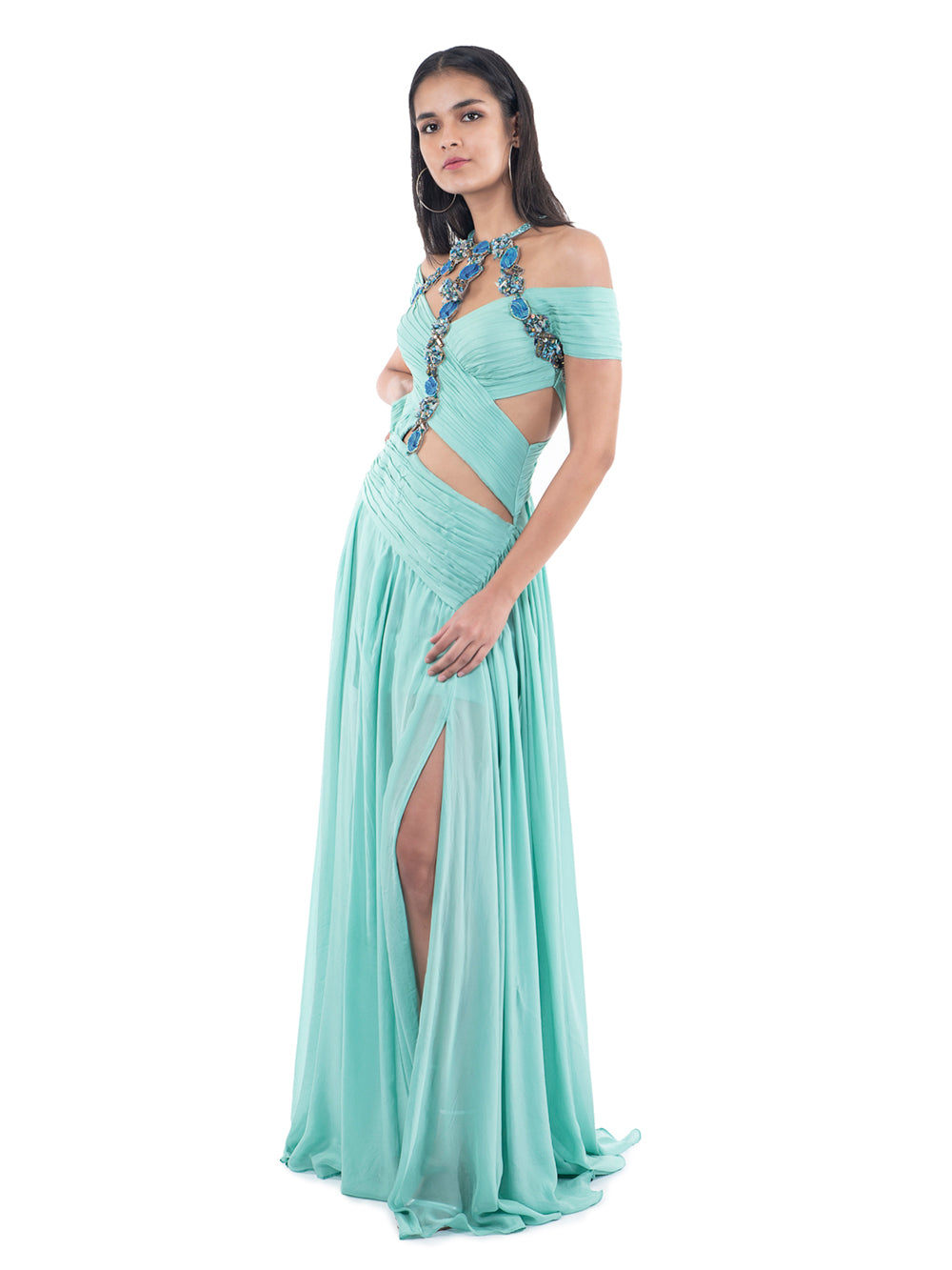 Crypton Flowy Gown