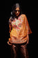 Orange Brocade Co-ord Set