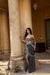 Black Banaras Crystal Skirt Set