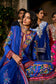 Blue Kutchi Mirrorwork Sharara
