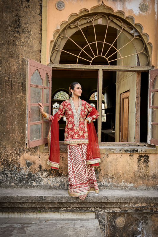Floral Chintz Sharara