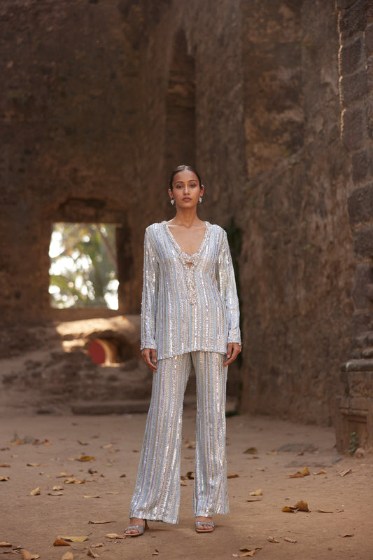 Ice Blue Classic Chains Set