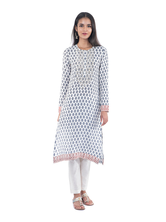 Bagru Print Kurta