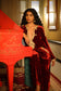 Burgundy Velvet Set