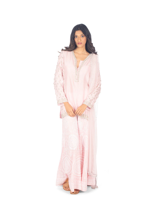 Ice Pink Sharara