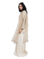 Beige Jacquard Sharara