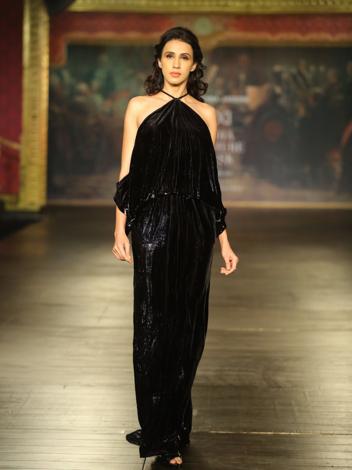 Buy Elsa Black Velvet Gown Online Monisha Jaising Buy Elsa Black Velvet Gown Online Monisha Jaising