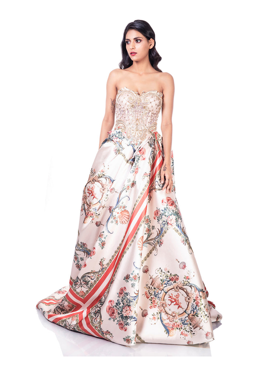 Baroque Roses Gown