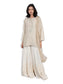 Beige Jacquard Sharara