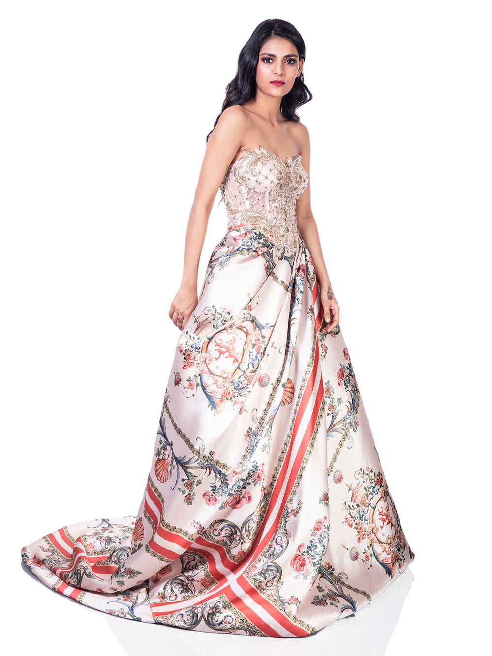 Baroque Roses Gown