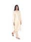 Beige Jacquard Set