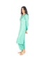 Aqua Jacquard Set