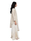 Beige Jacquard Sharara