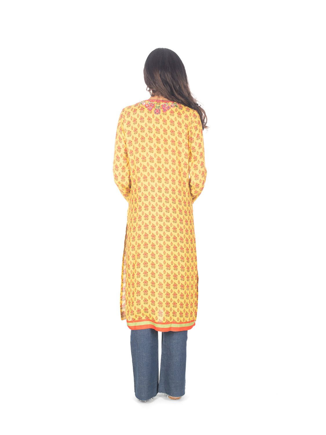 Ochre Mirror Kurta