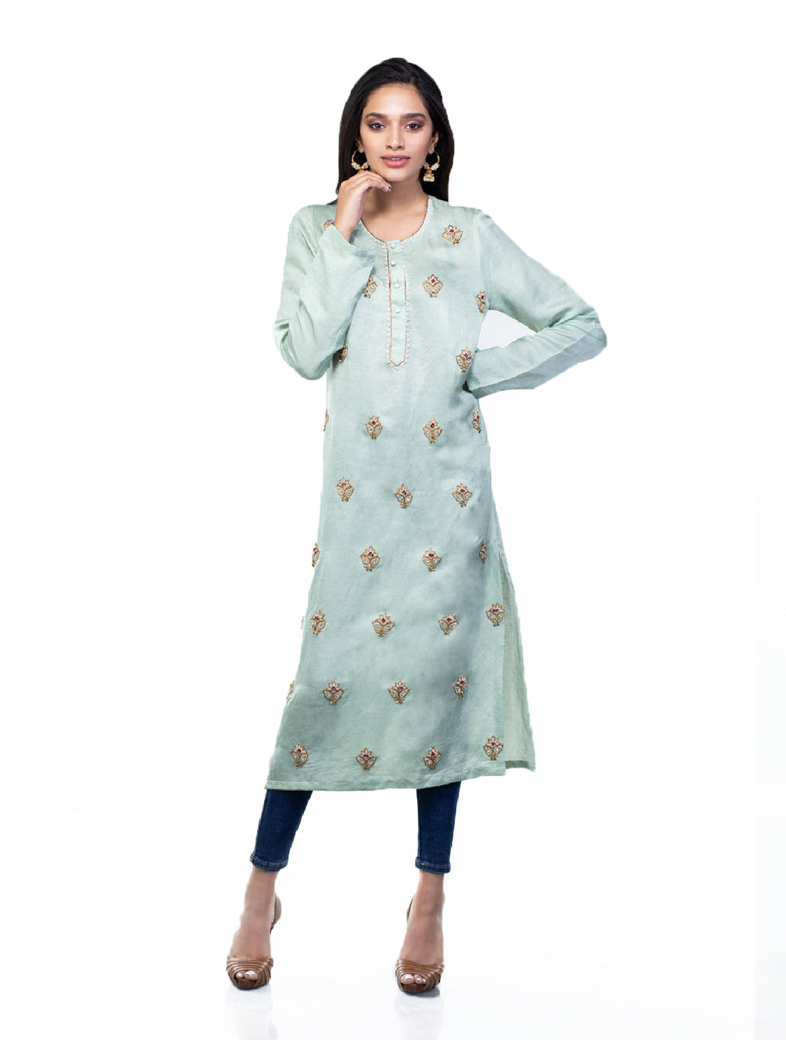 Antique Floret Kurta