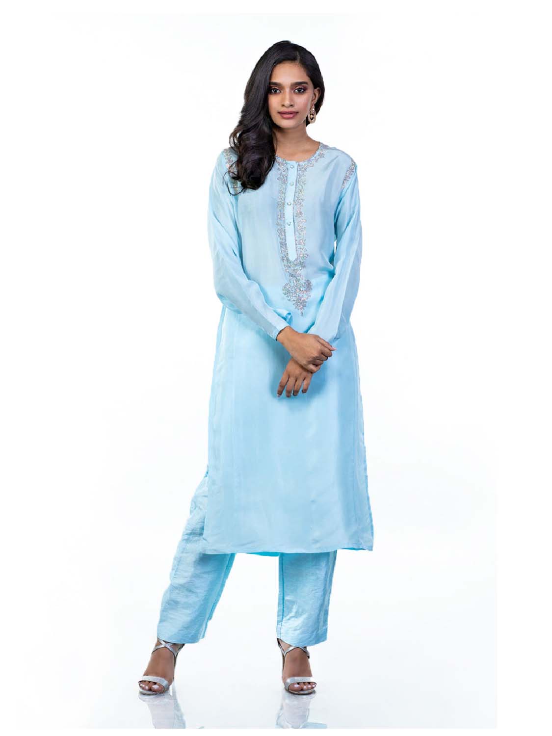 Skydyed Kurta 