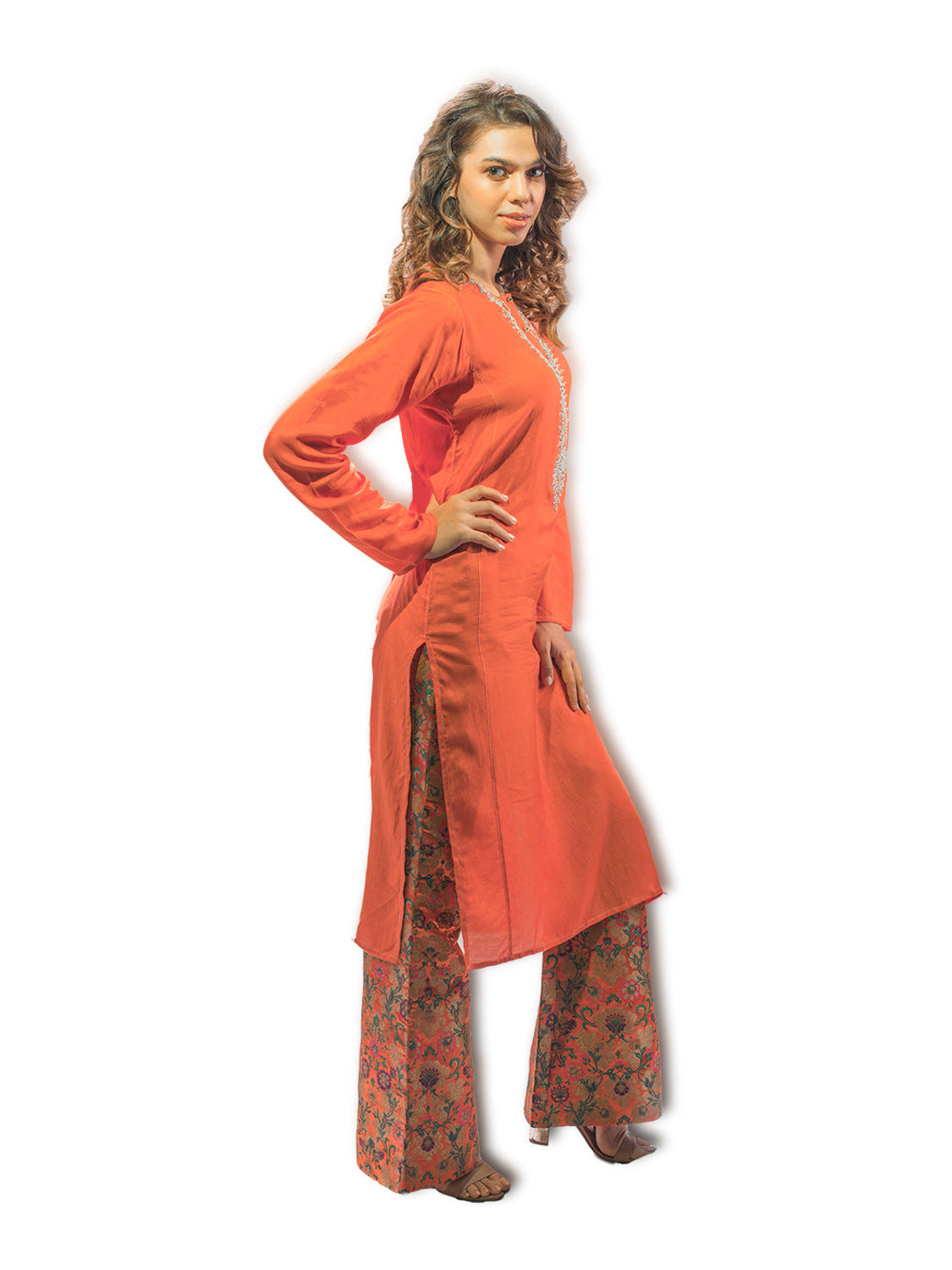 Apricot kurta