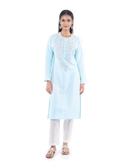 Aqua Crystal Kurta