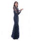 Floral Veil Gown