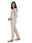 Beige Jacquard Set