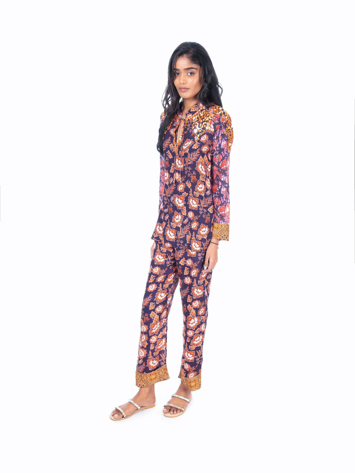 Batik Printed Kurti & Pant Set