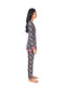 Navy Printed Kurti & Pant Set
