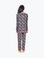 Navy Printed Kurti & Pant Set